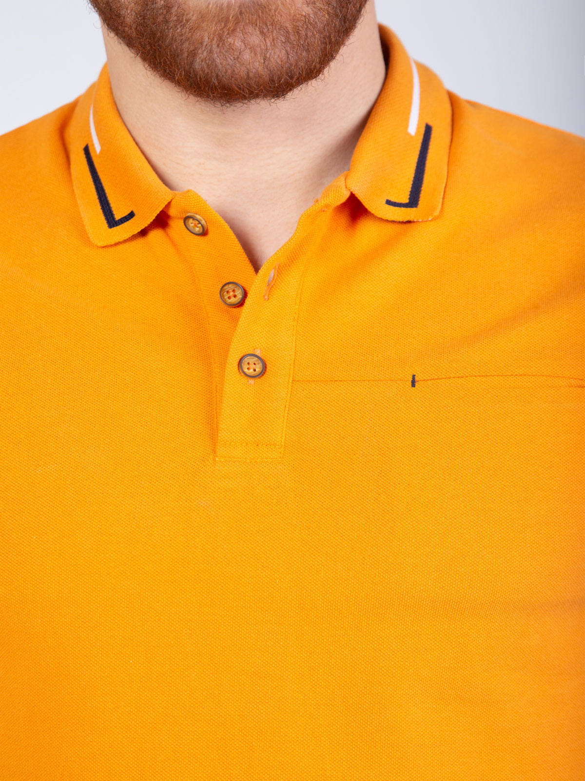 Блуза в оранжево с плетена яка - 93406 49.00 лв img3