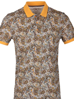 item:Тениска в кафяво с пейсли - 93446 - 76.00 лв