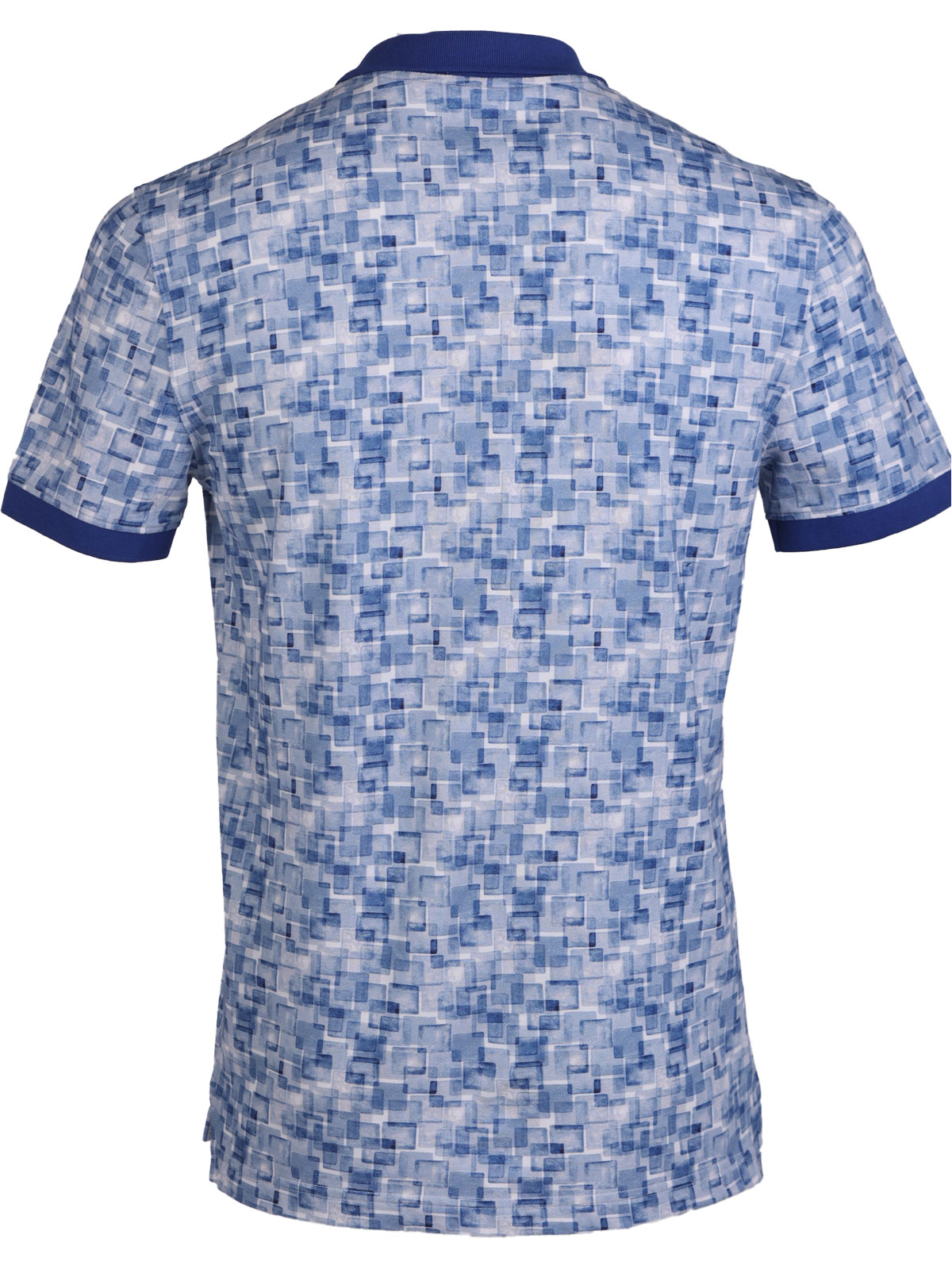 Тениска в синьо с фигури - 93450 76.00 лв img2