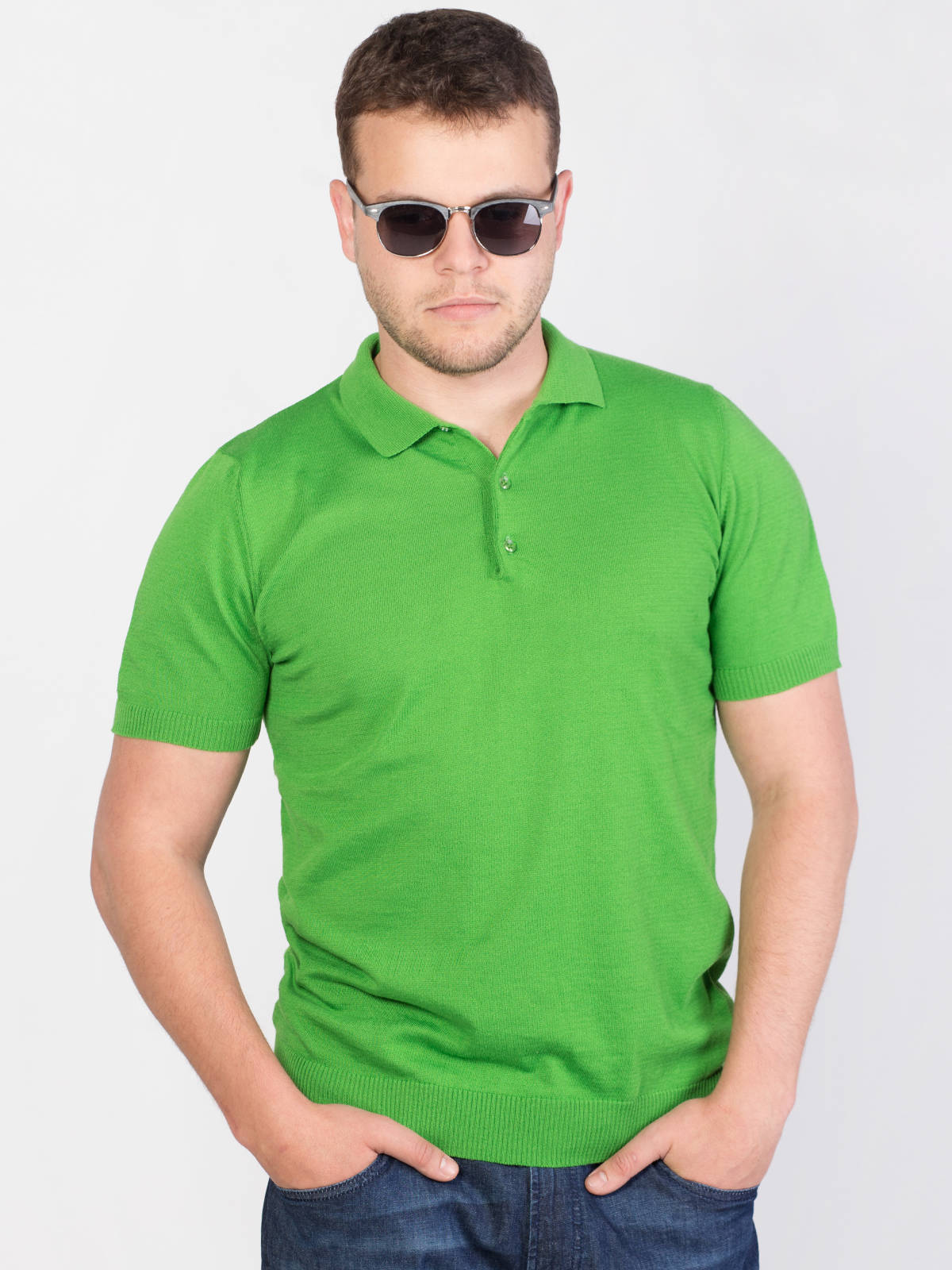 Зелена тениска от фино плетиво - 94405 57.00 лв img2