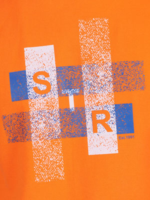 Тениска в оранжево с печат - 95363 42.00 лв img3