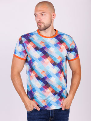 item:Мъжка многоцветна тениска - 95370 - 58.00 лв