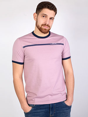 item:Тениска в  лилаво със сини акценти - 96390 - 39.00 лв