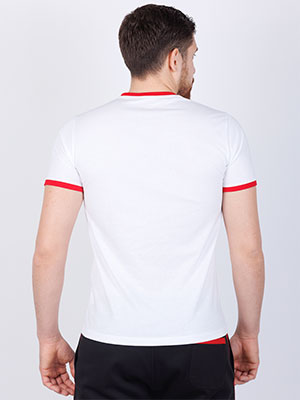 Бяла тениска с червен принт - 96456 42.00 лв img3