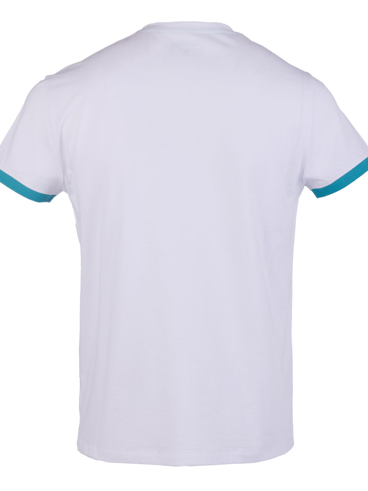 Бяла тениска с печат цветни линии - 96473 49.00 лв img2