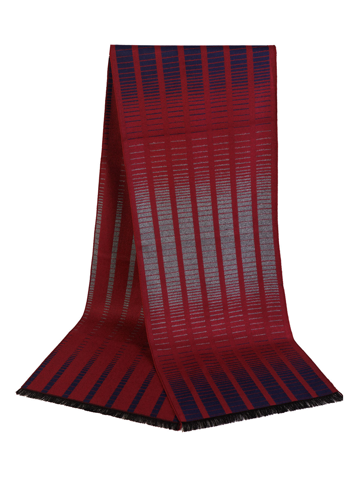 Преливащ шал в бордо ЛУКС