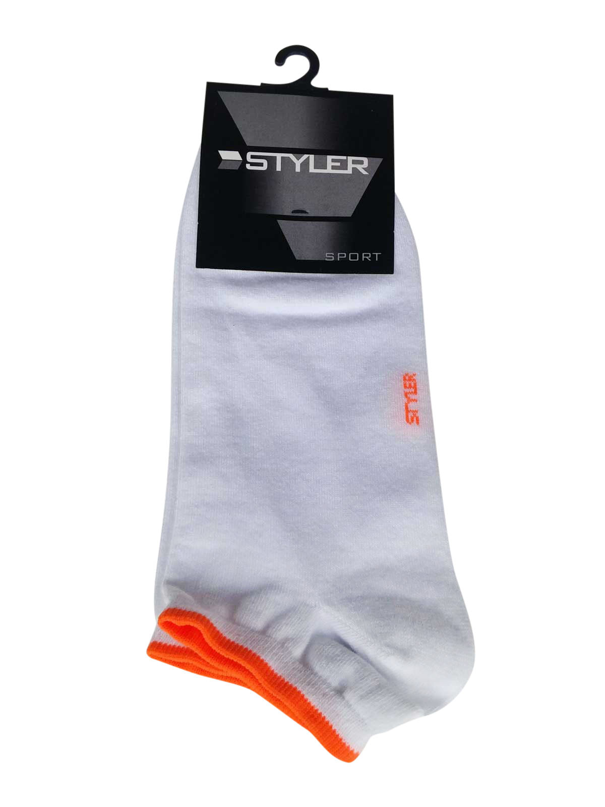 Чорапи терлик с оранжев кант