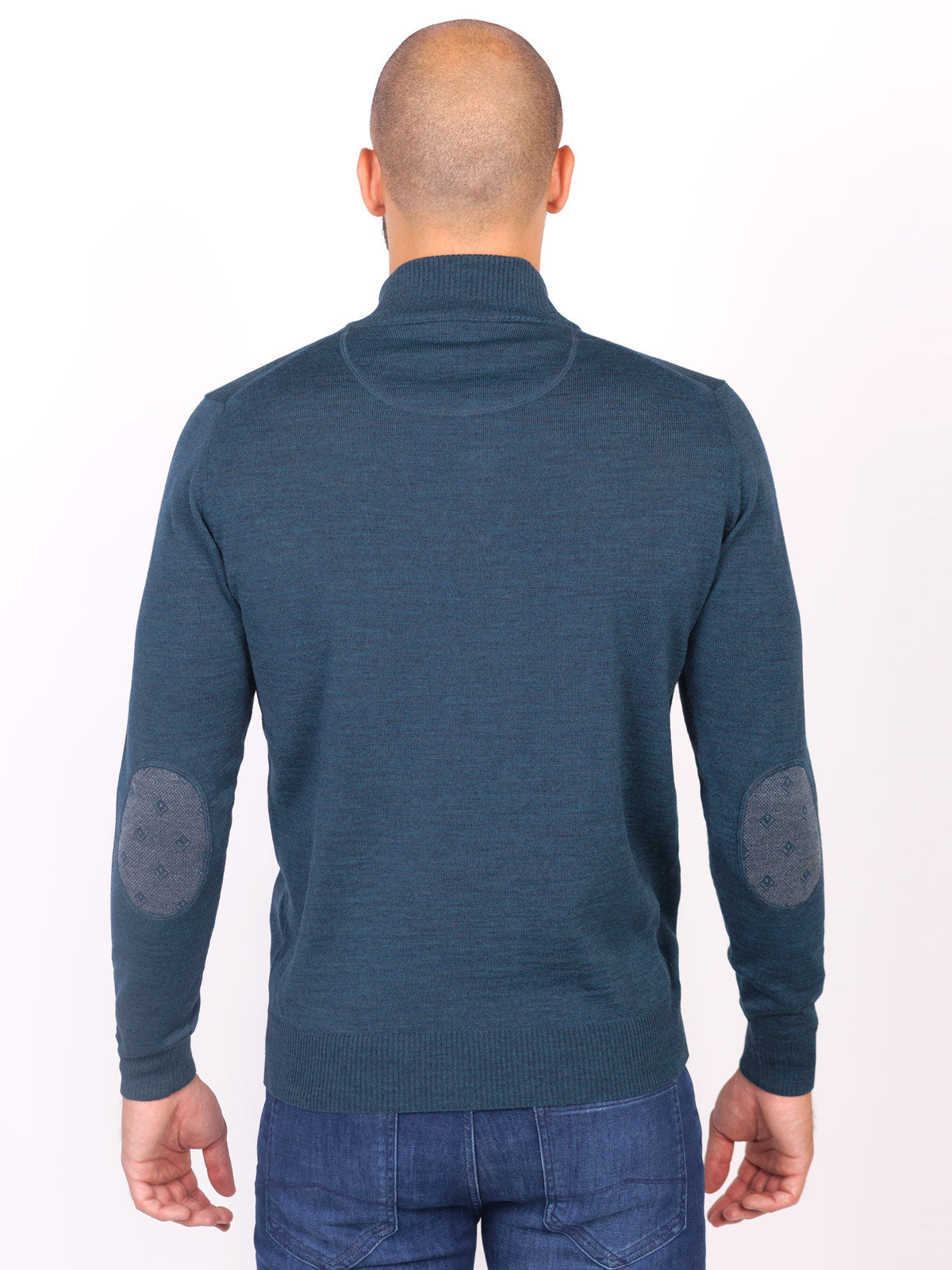 Мъжко полуполо в зелено