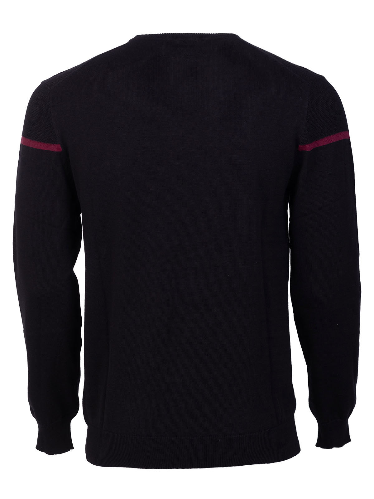 Блуза в черно с бордо ленти