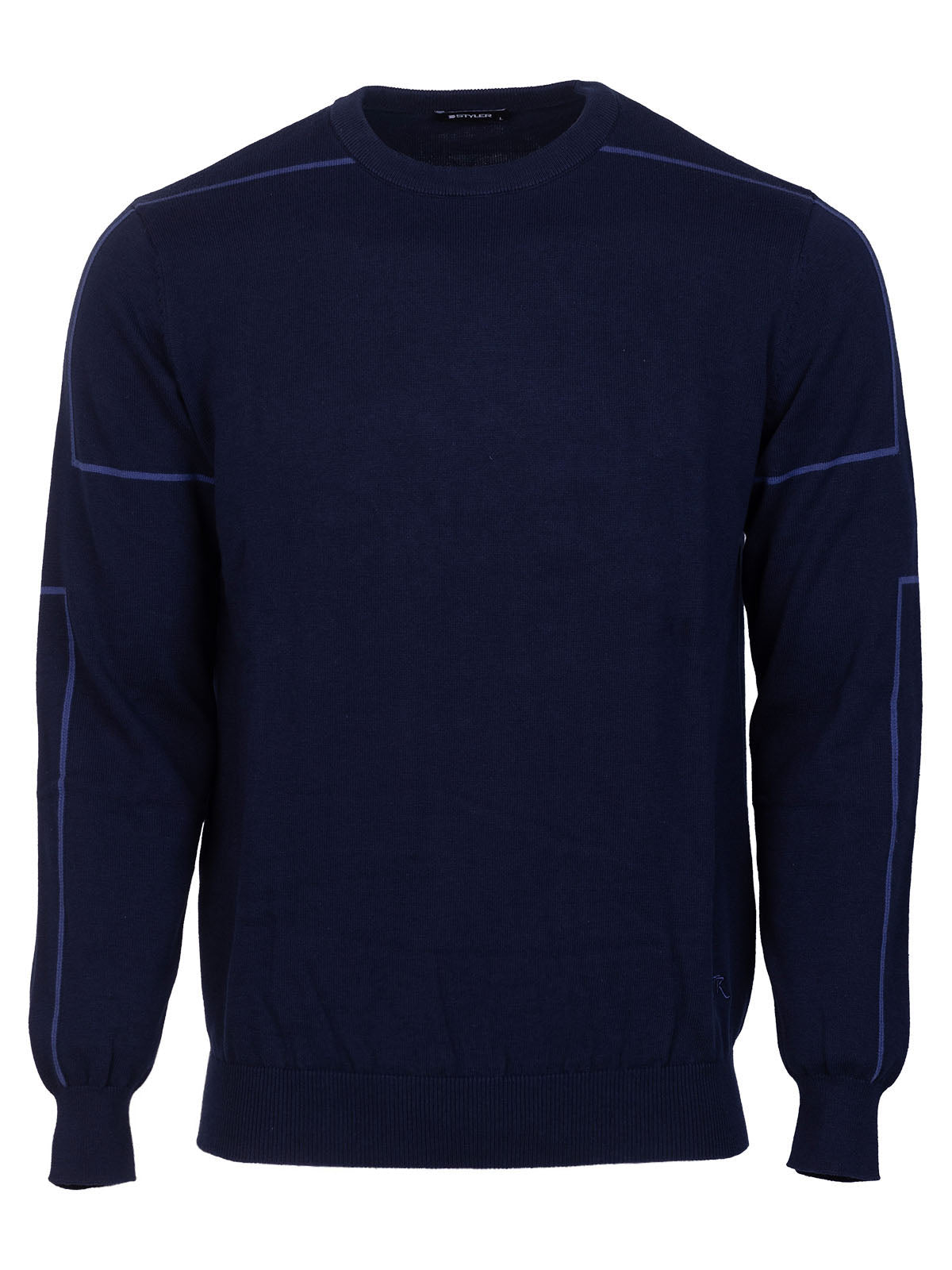 Мъжка блуза в тъмно синьо