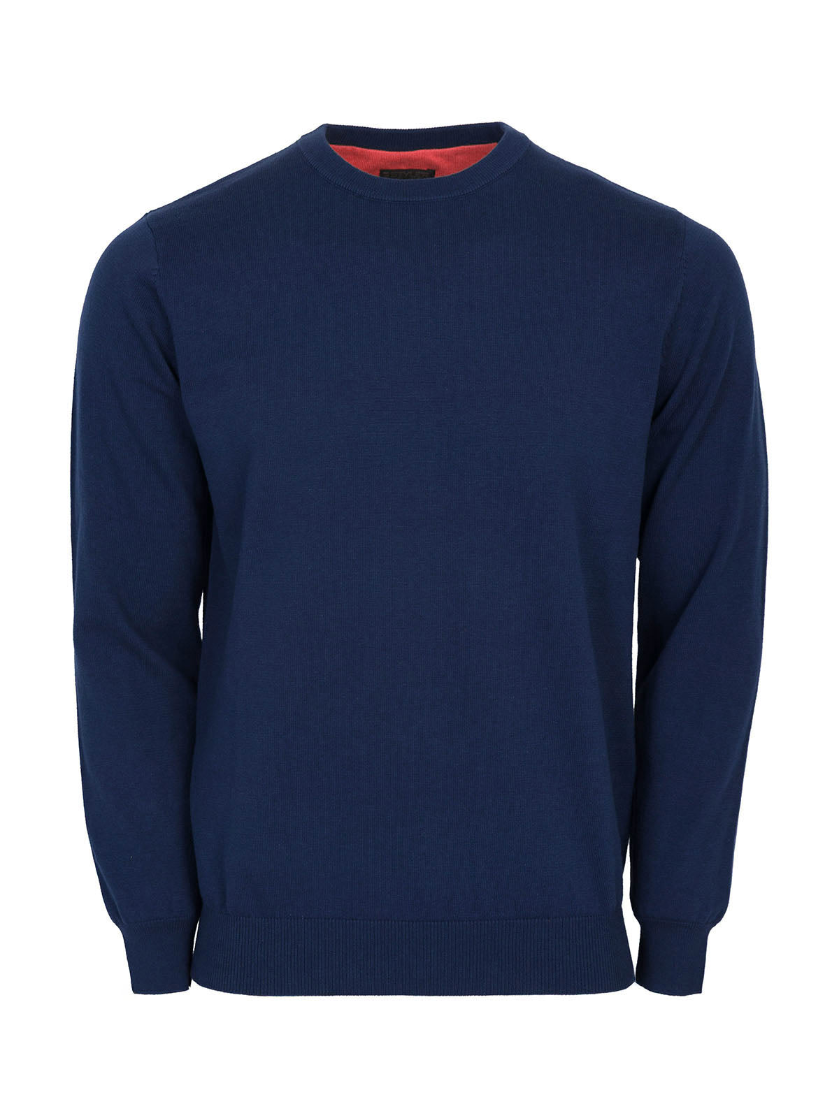 Мъжки пуловер в тъмно мастилено