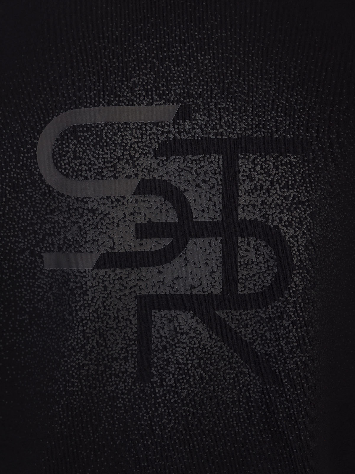 Блуза в цвят черен с принт