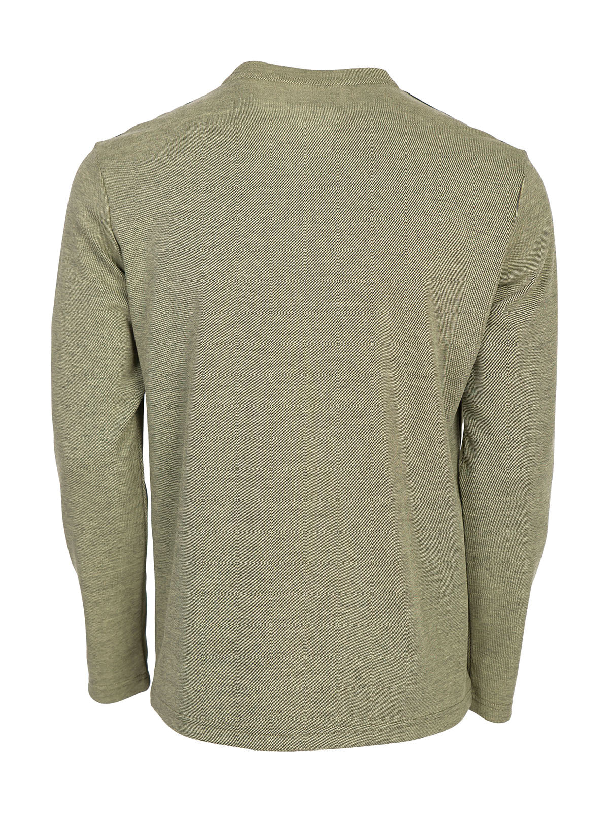 Блуза в  жълт меланж с платки