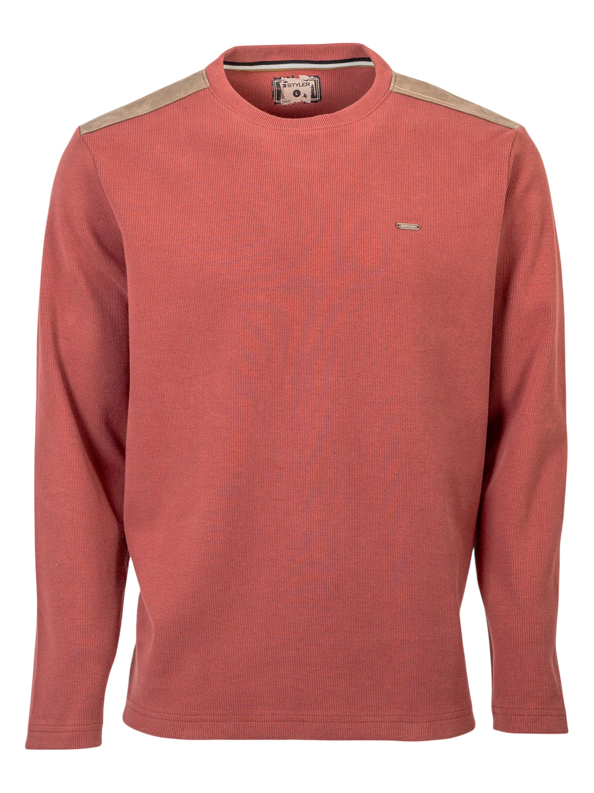 Блуза в брик рипс с платки