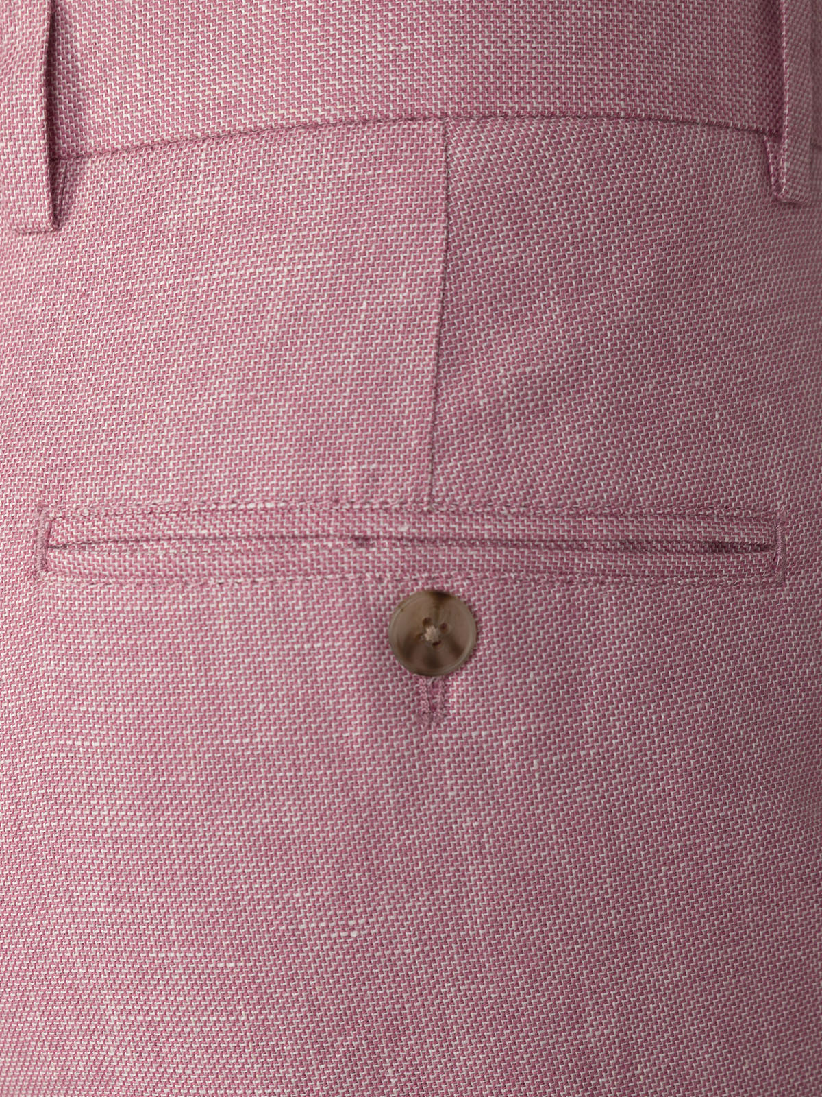 Розов меланжиран ленен панталон