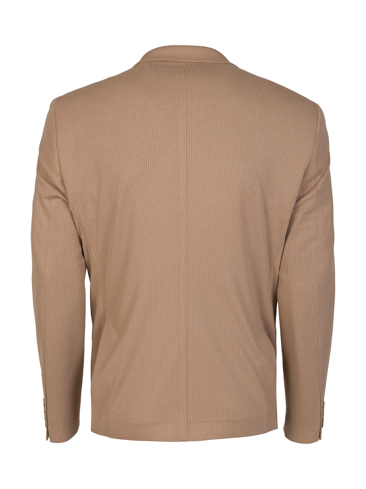 Мъжко сако тъмно бежов рипс