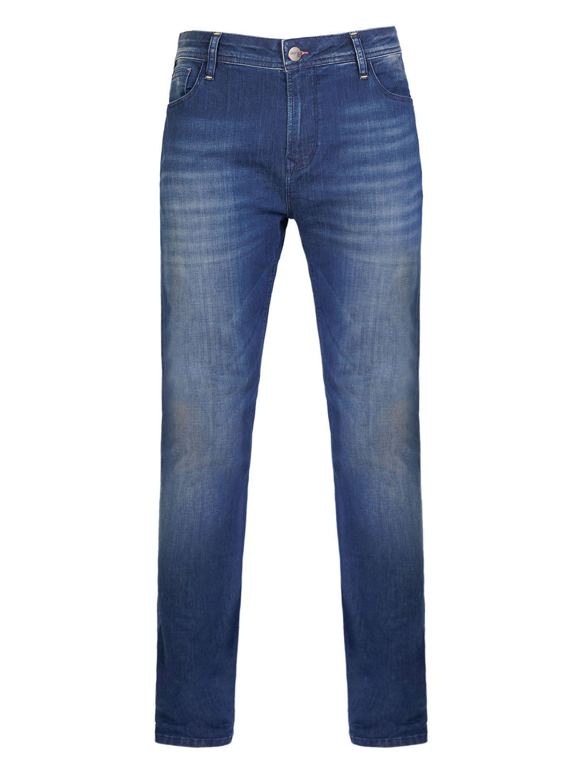 Мъжки прави дънки с трит ефект