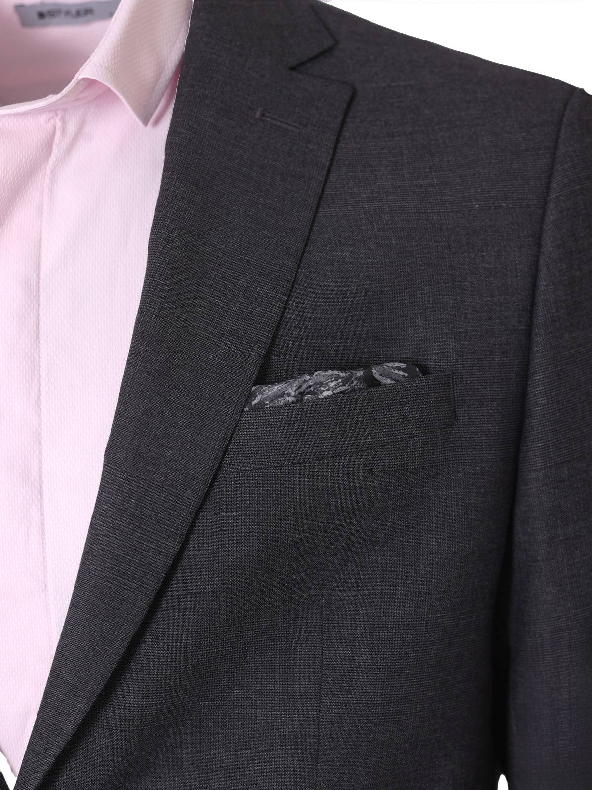 Мъжко сако в сиво каре