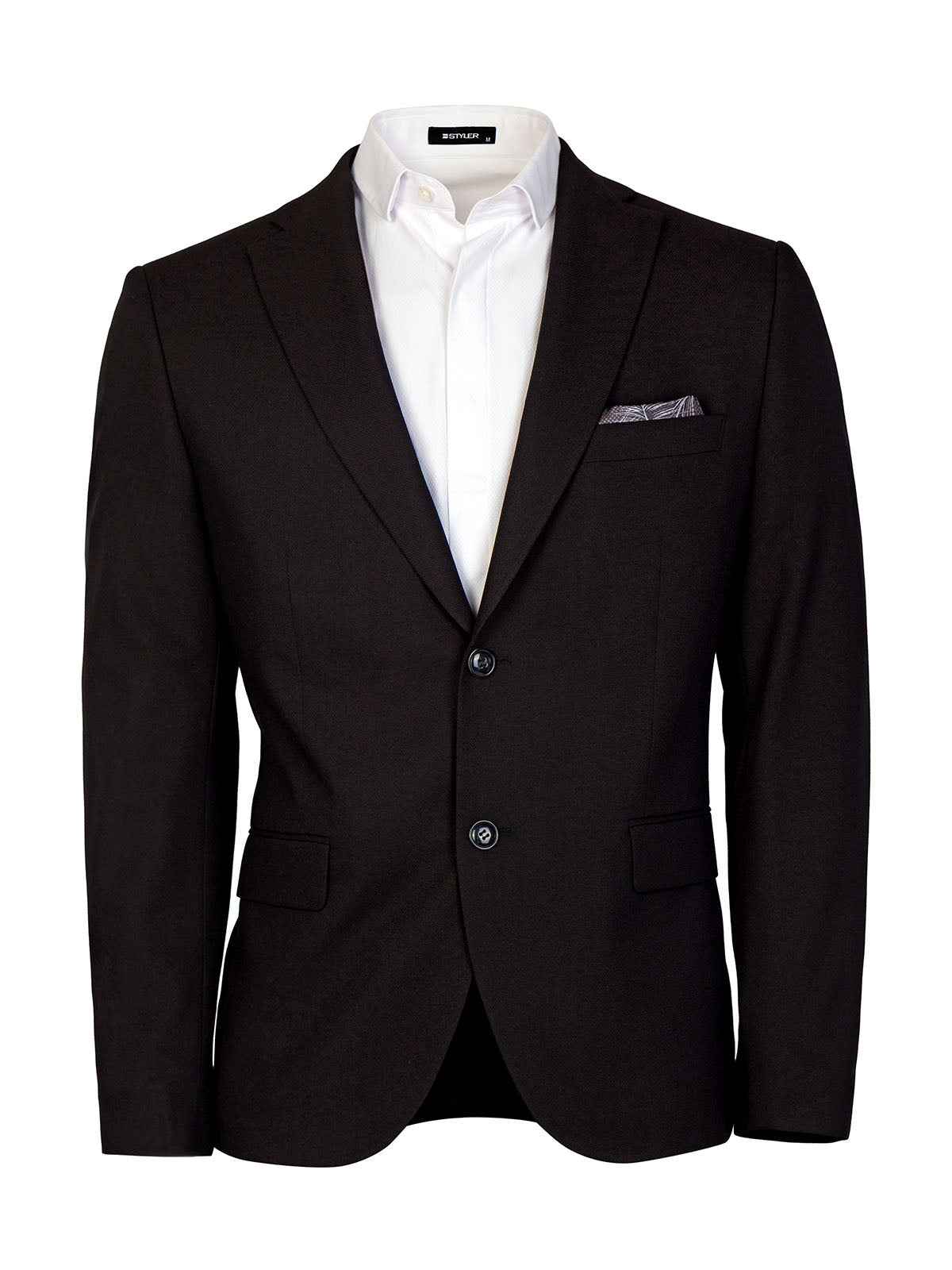 Мъжко елегантно сако в черно