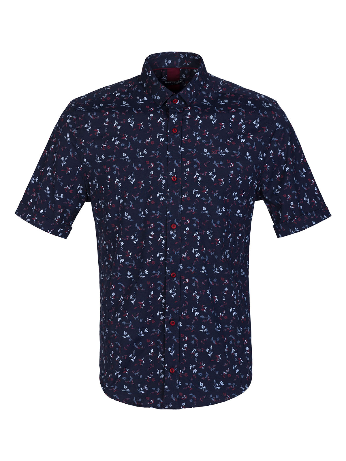 Риза къс ръкав флорален принт