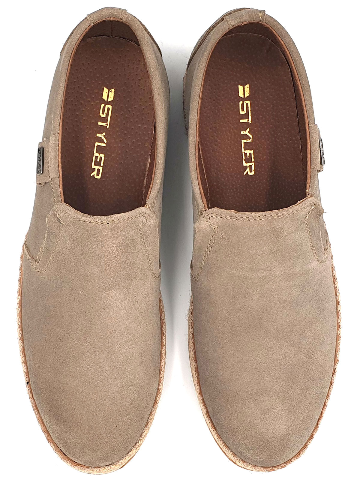 Мъжки обувки в бежов цвят