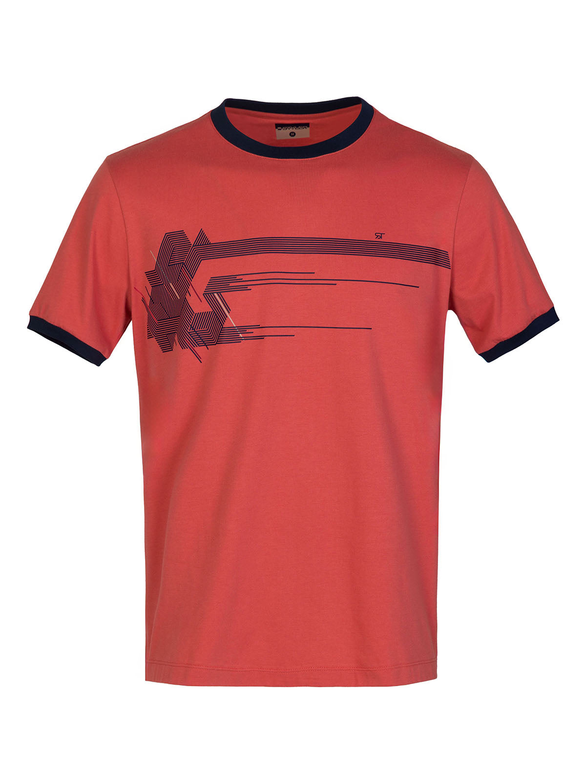 Мъжка тениска в корал